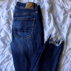 American eagle high waisted skinny jeans